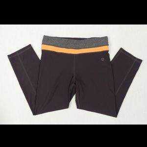 Vogo Athletica Gray/Peach Leggings Size Small